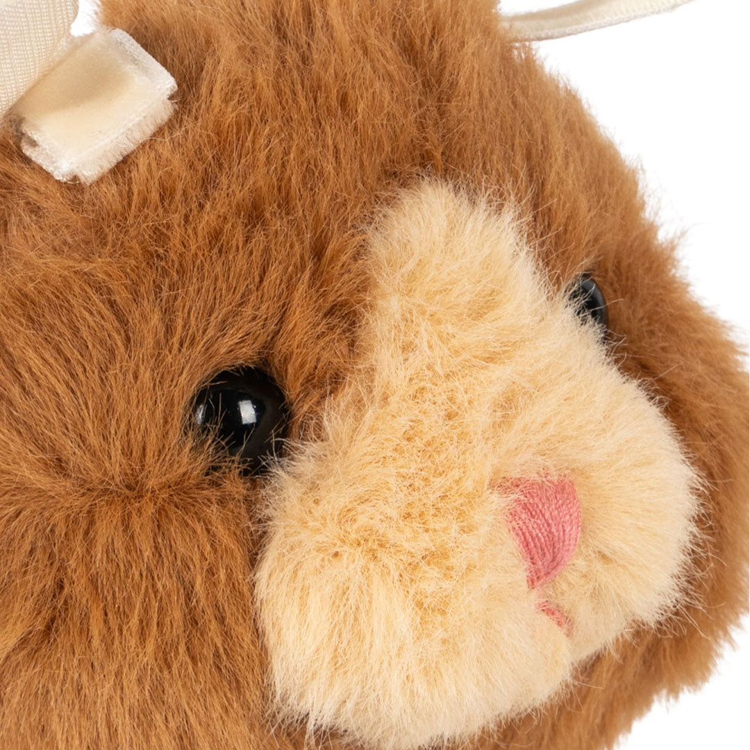 konges sløjd knuffelkat - brown - 12 cm