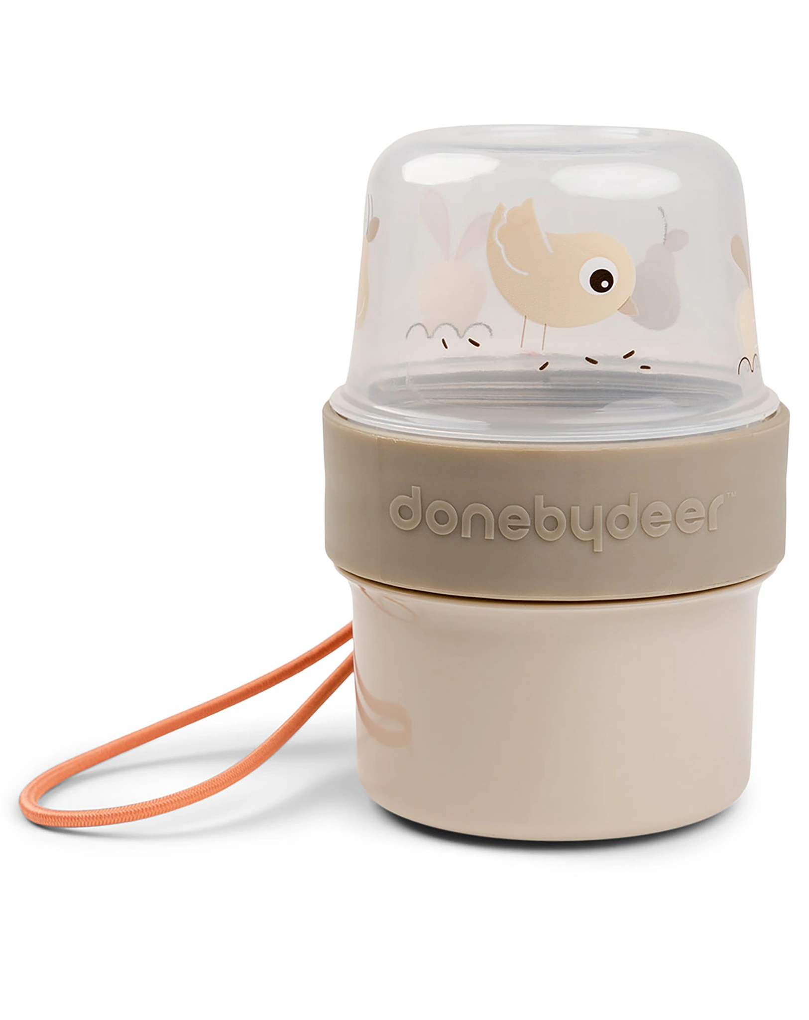 Snackbehälter TO GO - 2-WAY: BIRDEE (2x150ml) in sand