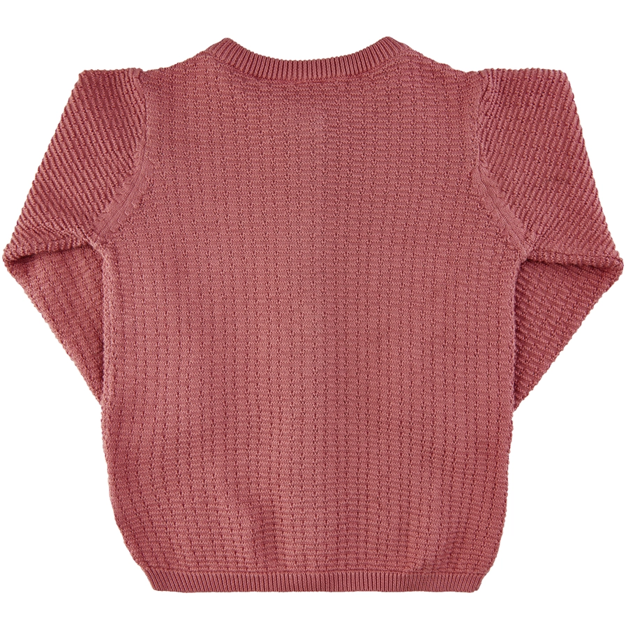 FIXONI Knitted Cardigan Dusty Rose