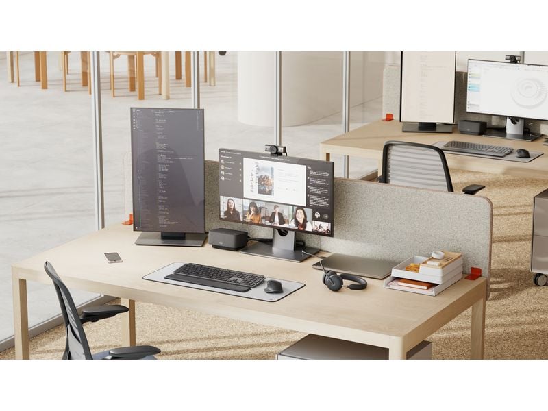 Logitech Webcam MX Brio 705 for Business 4K-Business-Webcam mit KI-gesteuerten Funktionen und erstklassiger Bildqualität