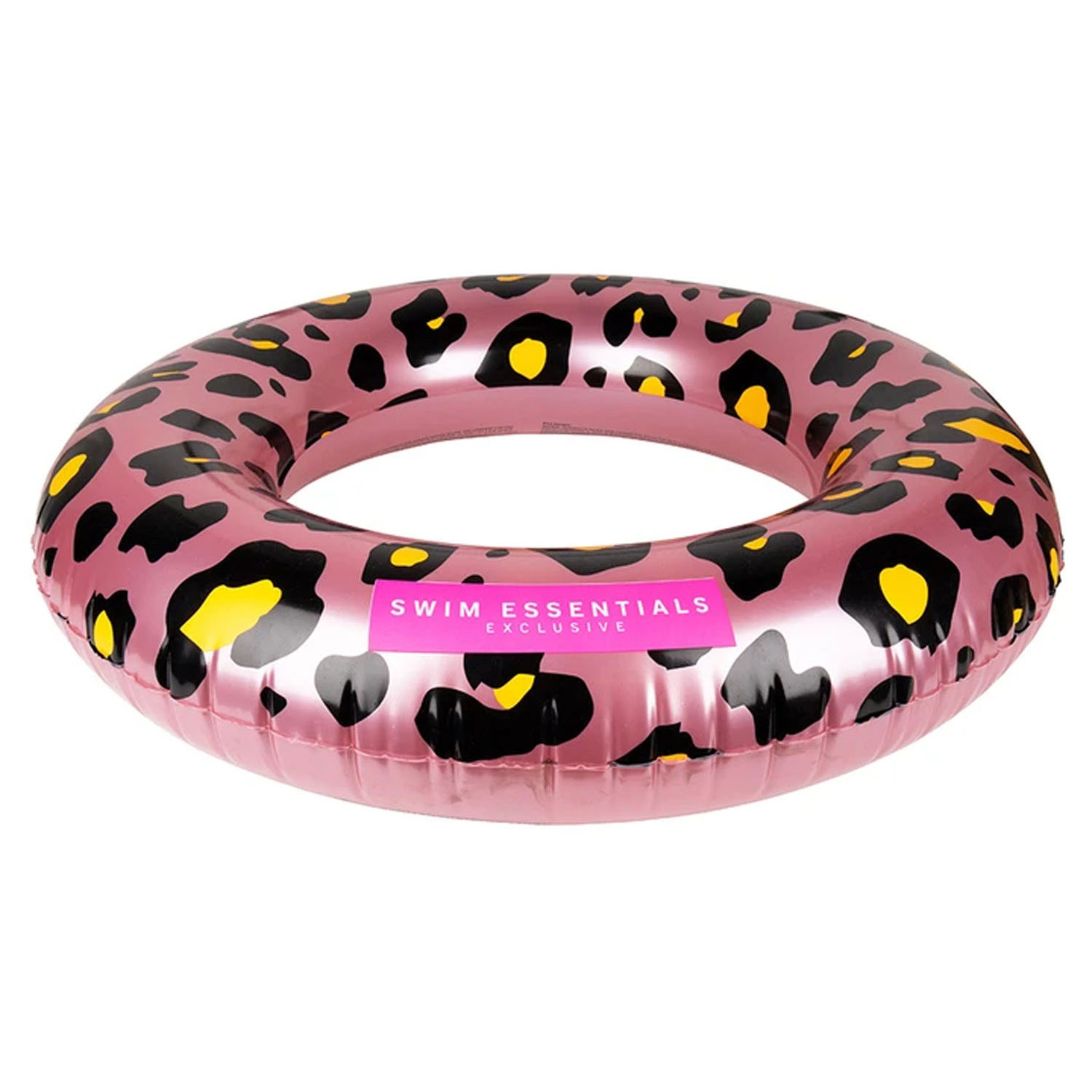Swim Essentials Zwemring Panterprint Rose Goud, 70cm