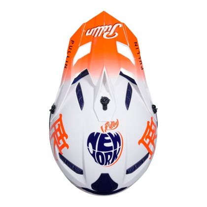 Casque cross Pull-in RACE 2025 - Gris / Blanc