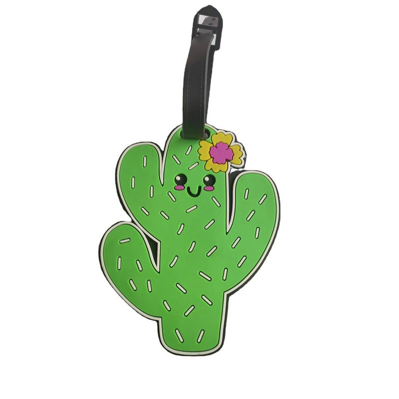 (5er Set) Silikon Kofferanhänger Gepäck Etiketten Luggage Tag mit Adressschild - Lustige Motive