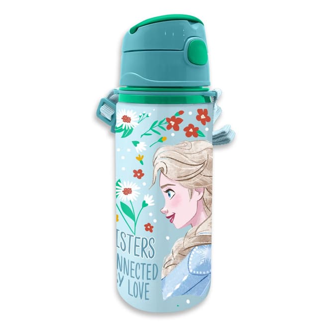 Die Eiskönigin - Sisters - Connected by Love - Trinkflasche aus Aluminium