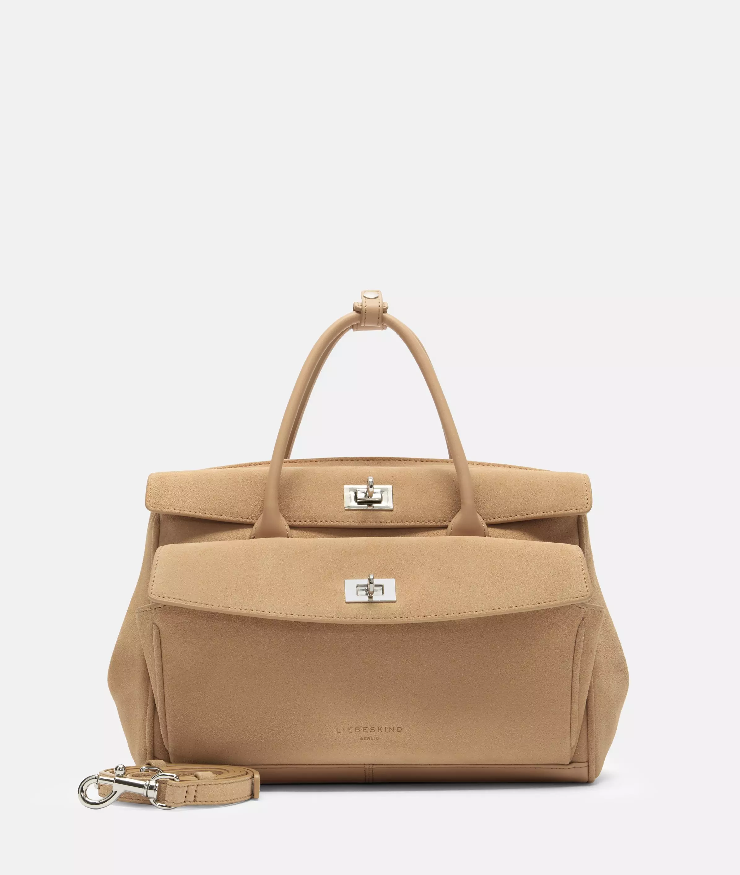 Archive Gloria II Satchel M Spacious shoulder bag made from soft suede