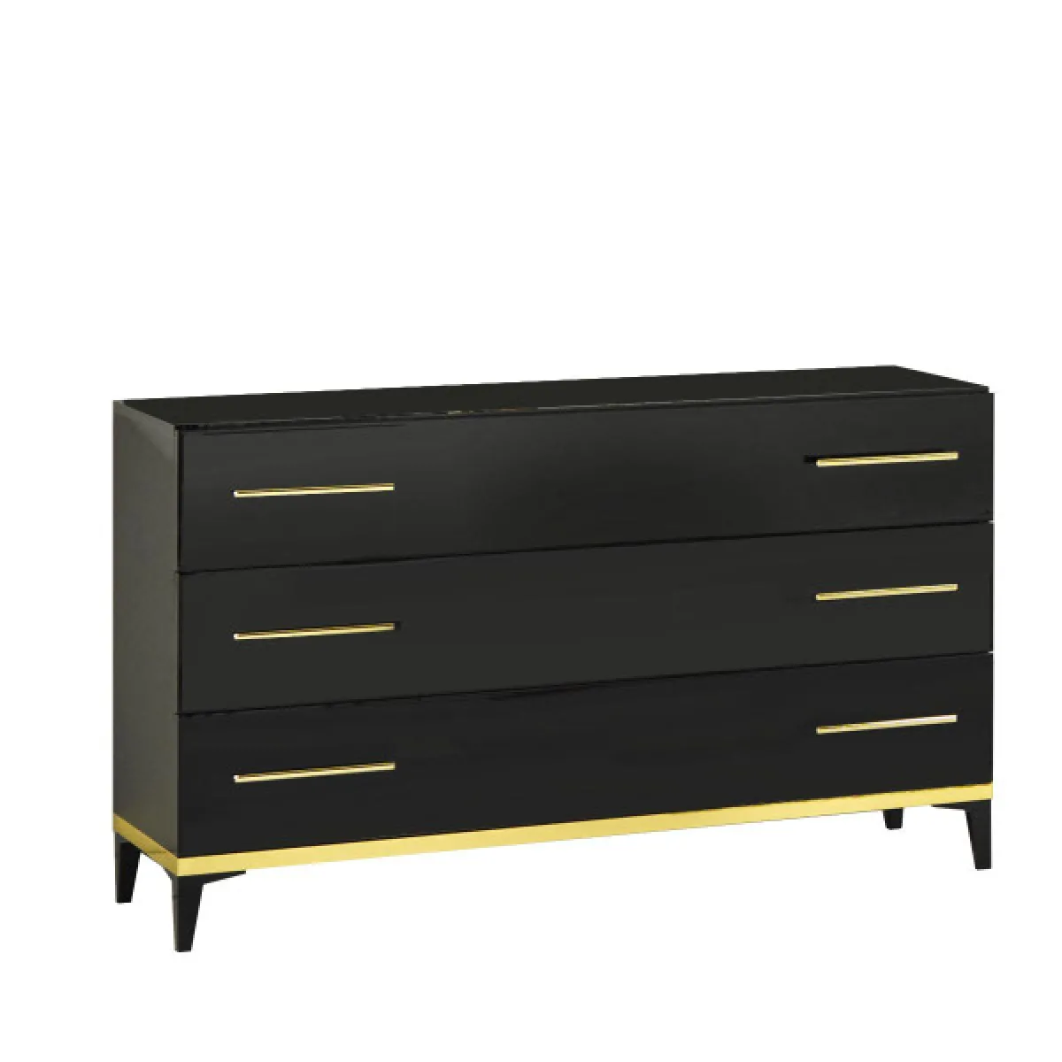 dansmamaison Commode LADABI - Noir/Or