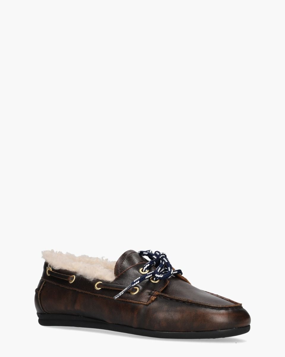 Toral Nahua Donkerbruin Damesloafers