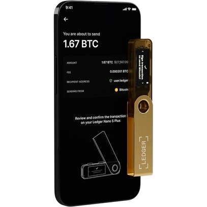 Cryptowallet Ledger Ledger Nano S Plus Or