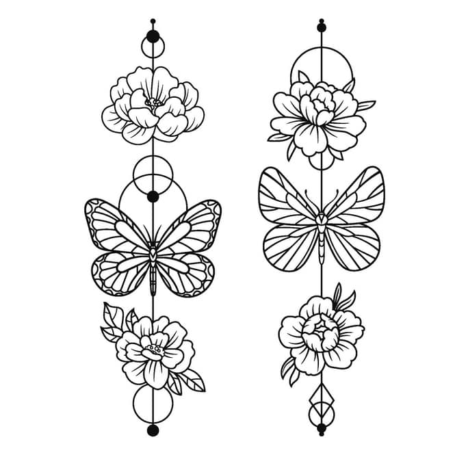 Colouring Tattoos - Tattoo-Designs zum Ausmalen