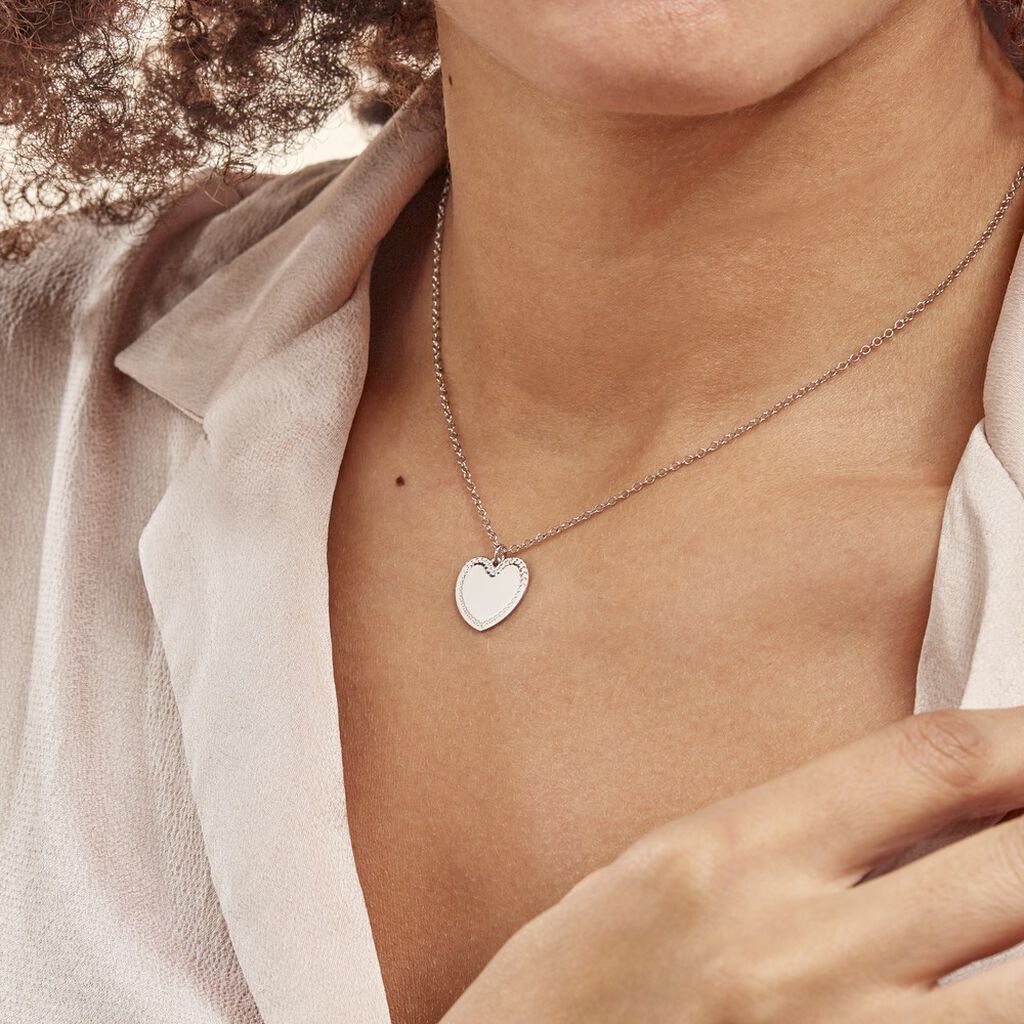 Collier Argent Blanc Miureall