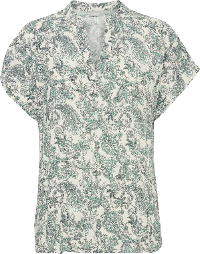 Fransa FXAVERY BL 1 Moonbeam w. brook green aop