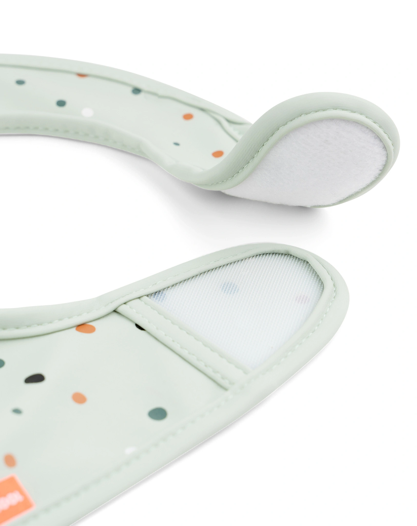 Klett-Lätzchen CROCO 2er Pack in grün
