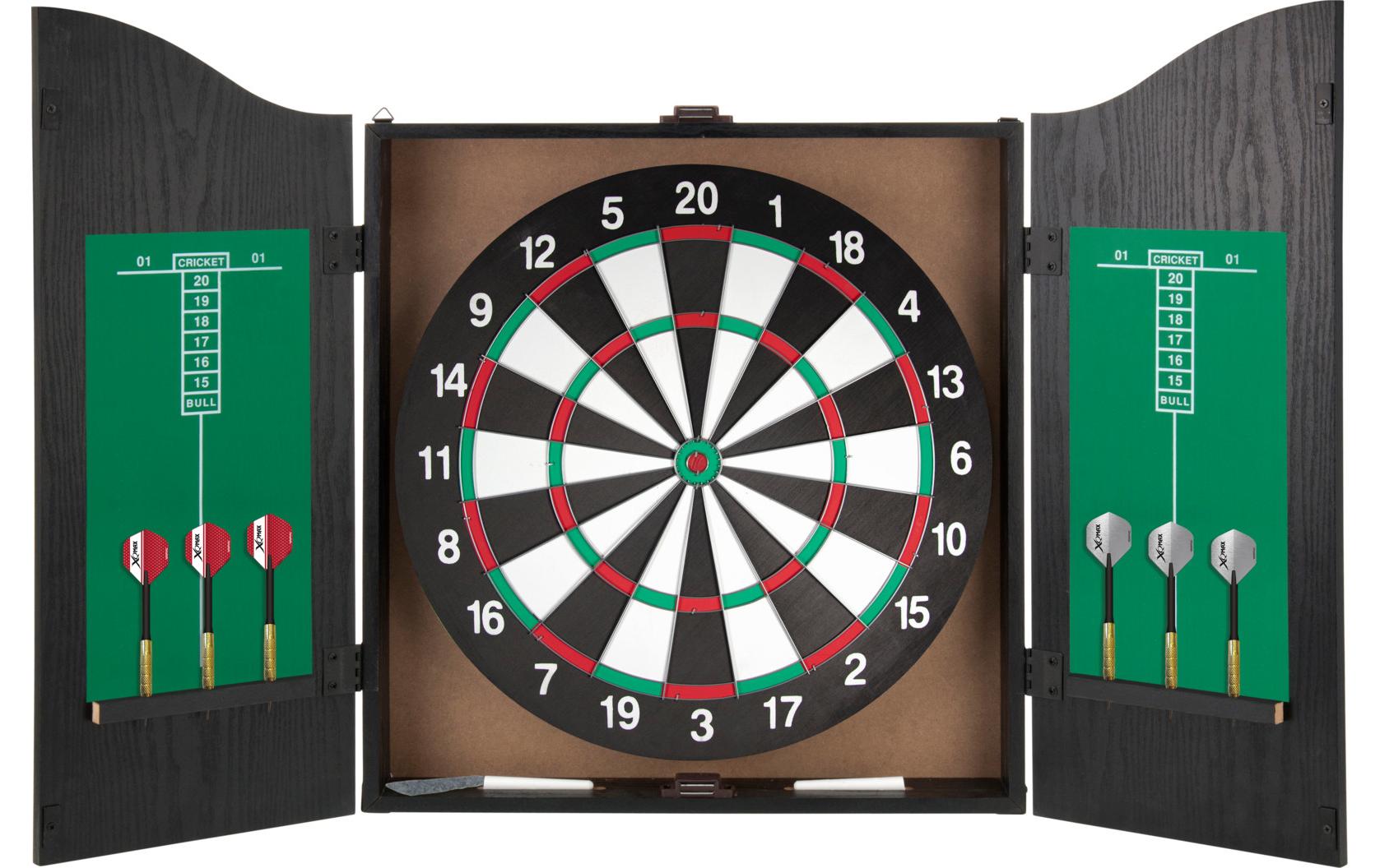 Dartboard CentreDartschrank mit Zubehör