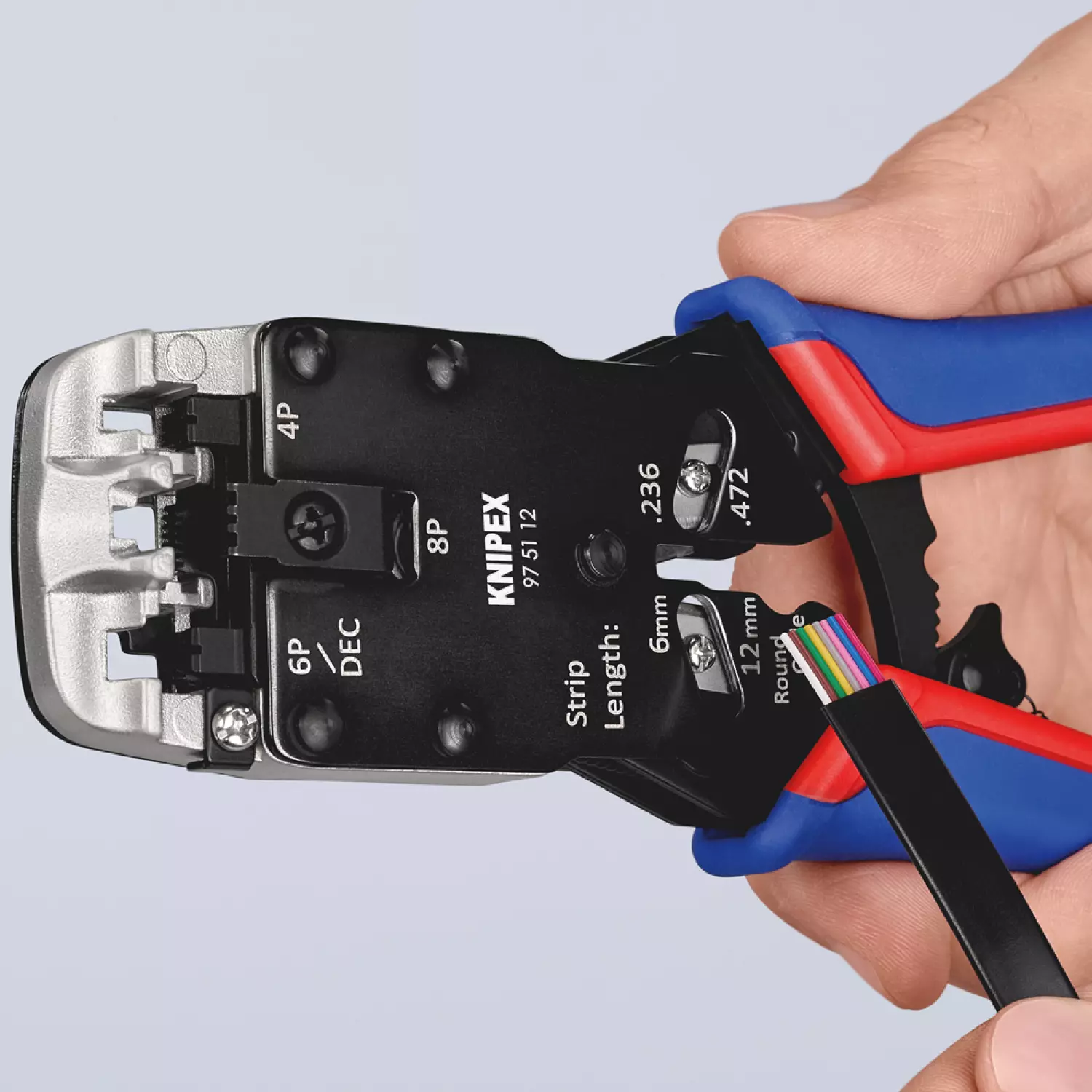 Knipex 975112 Krimptang voor Westernstekkers - 200mm