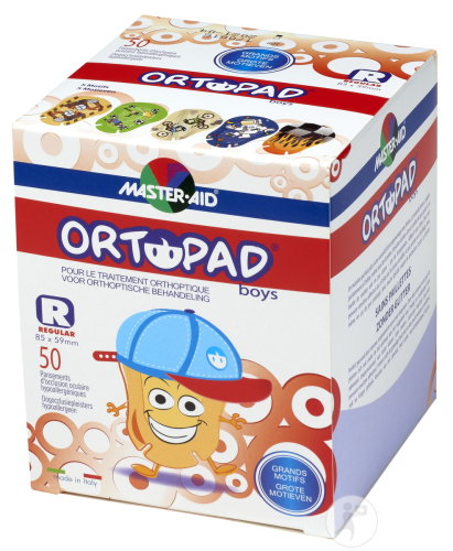Ortopad Regular For Boys Compresse Oculaire 50 Pièces (73324)