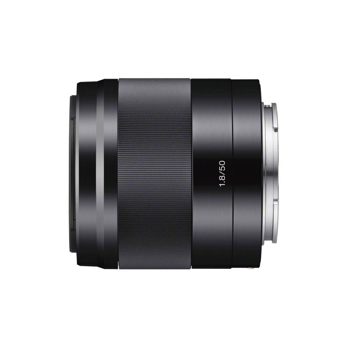 Sony SEL50F18 50 mm objektiv (sort)