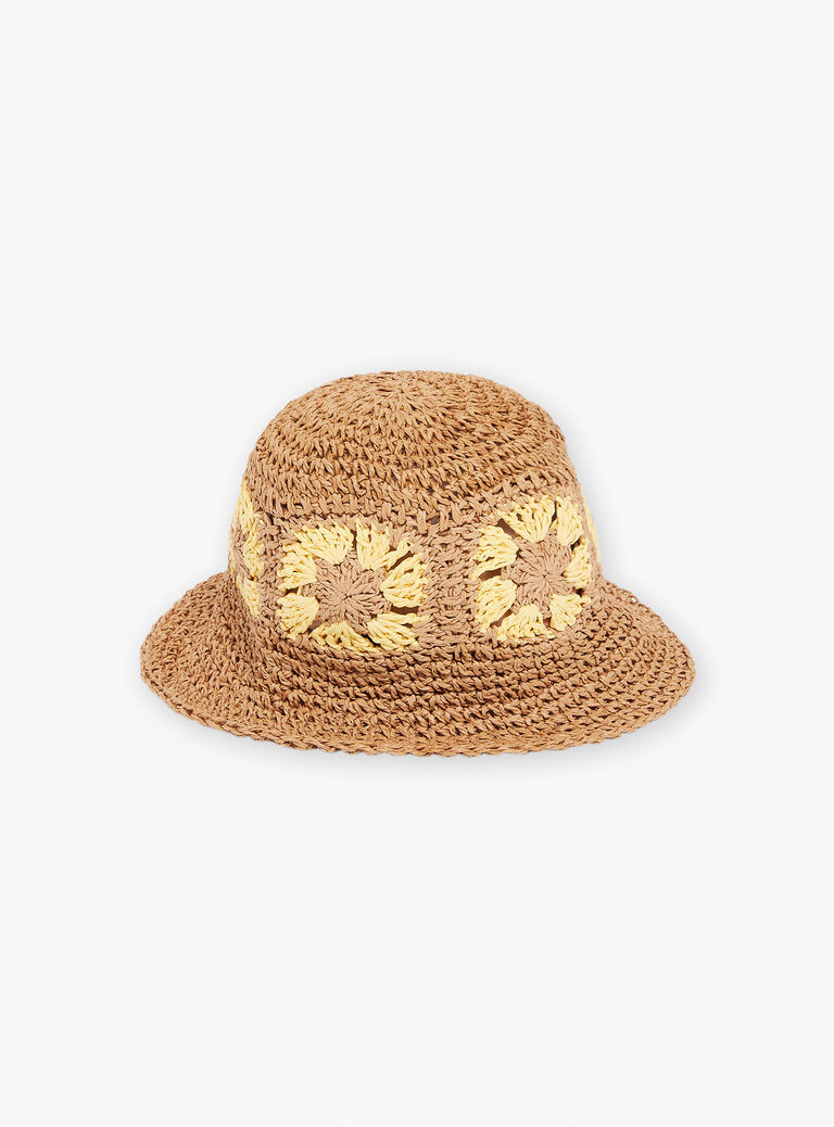 Chapeau de paille naturel