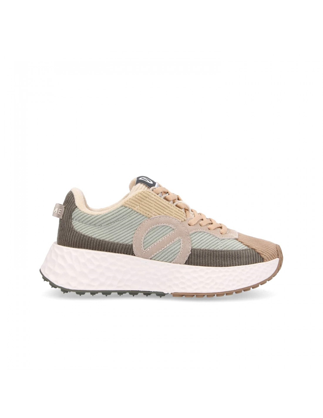 no name Baskets de ville femme carter runner Tilleul/Dune
