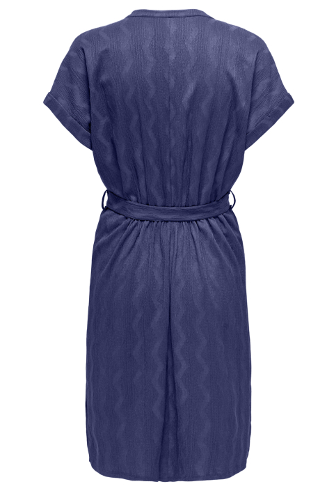 Only blauwe dames jurk