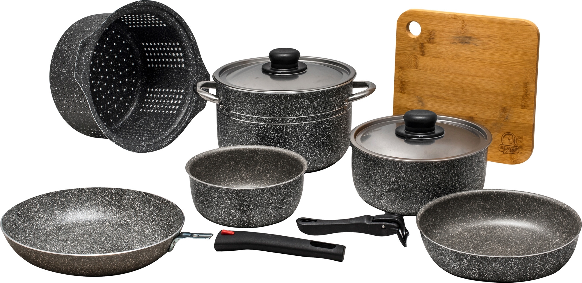 Beaver Brand Modula 22 Evolution Kochgeschirr-Set 12-teilig