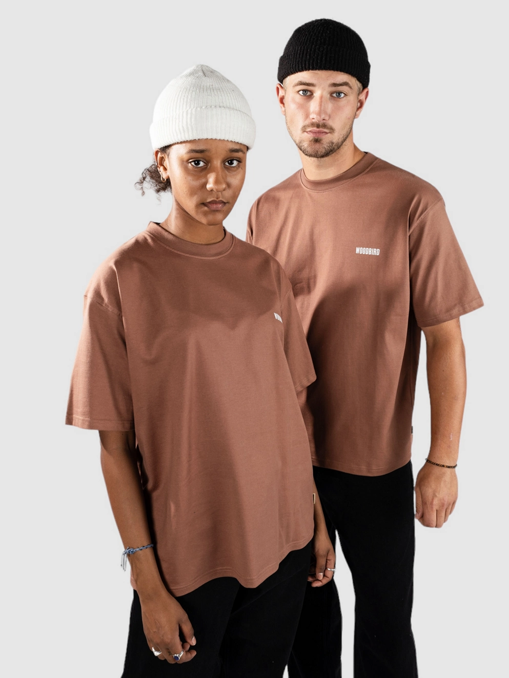 Woodbird Baine Chop T-Shirt burnt red