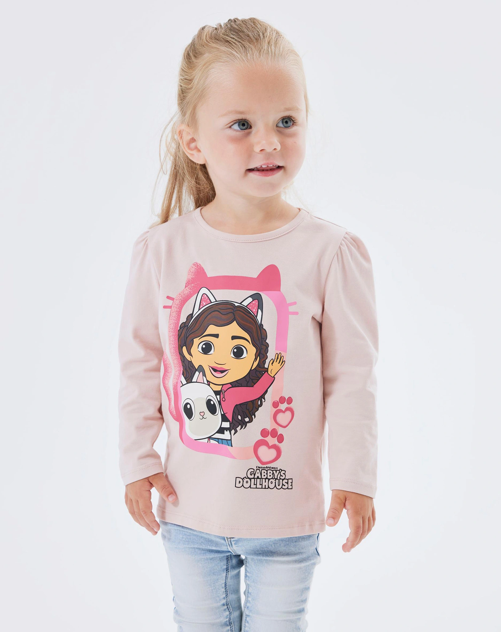 Langarmshirt NMFNESSIE GABBY in sepia rose