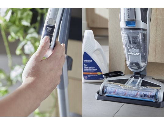 BISSELL - Nettoyeur de sol CROSSWAVEC3-3551N + 2 flacons multisurface naturel