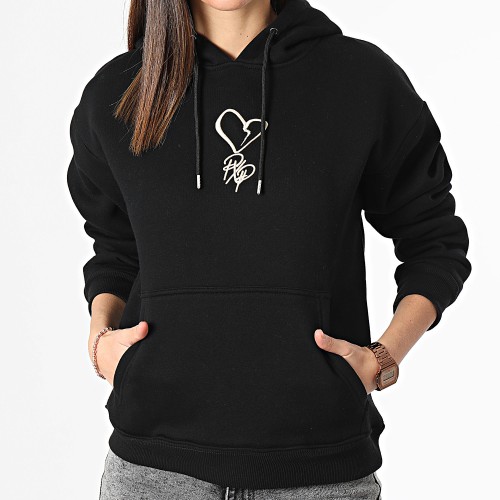 Sweat Capuche Femme F242030 Noir