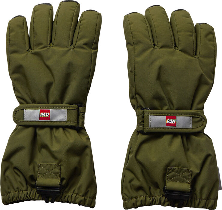 LEGO kidswear-LEGO børnetøj LWATLIN 700 - GLOVES W/MEM. Dark khaki