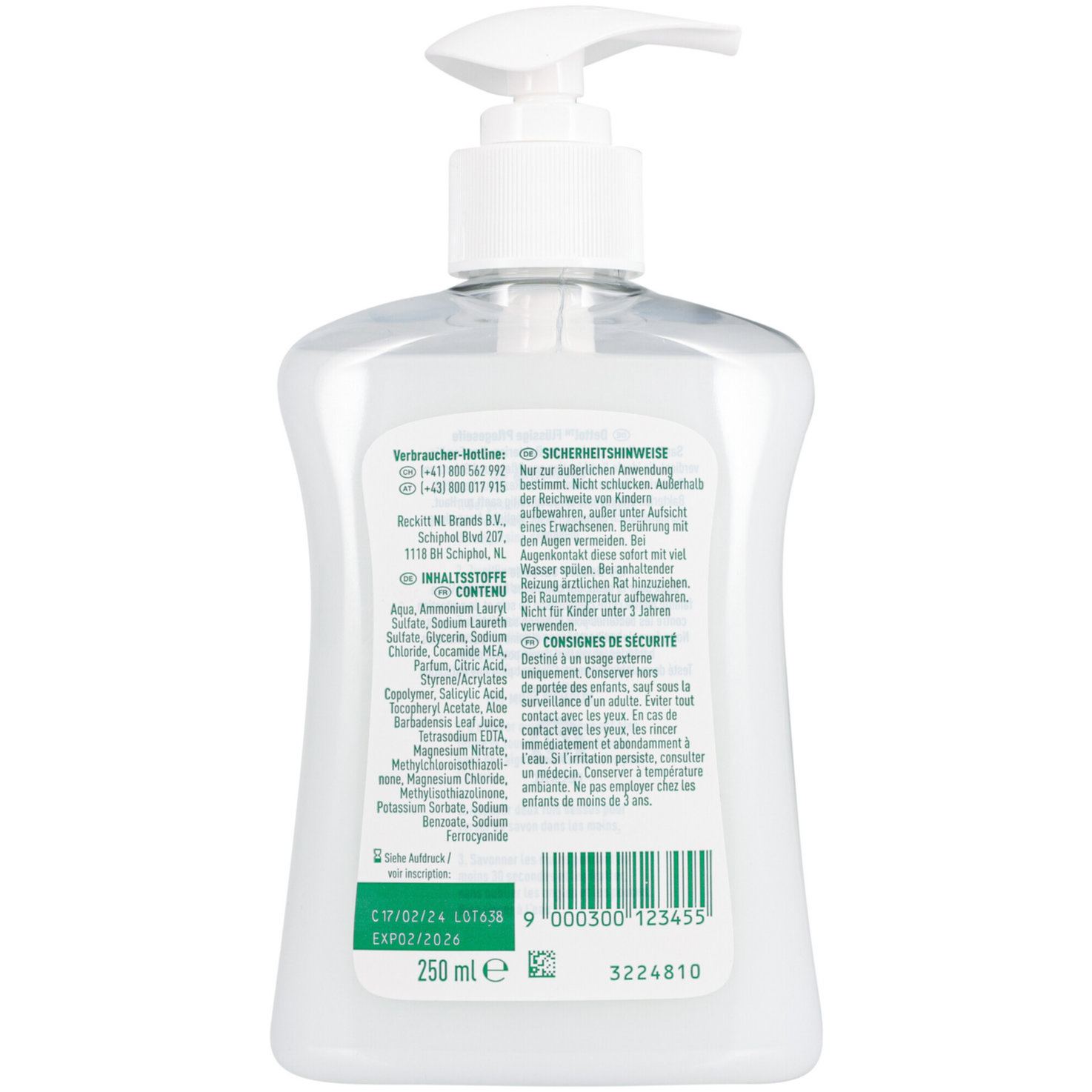 Dettol Pumpseife Pflegend mit Aloe Vera 250 ml