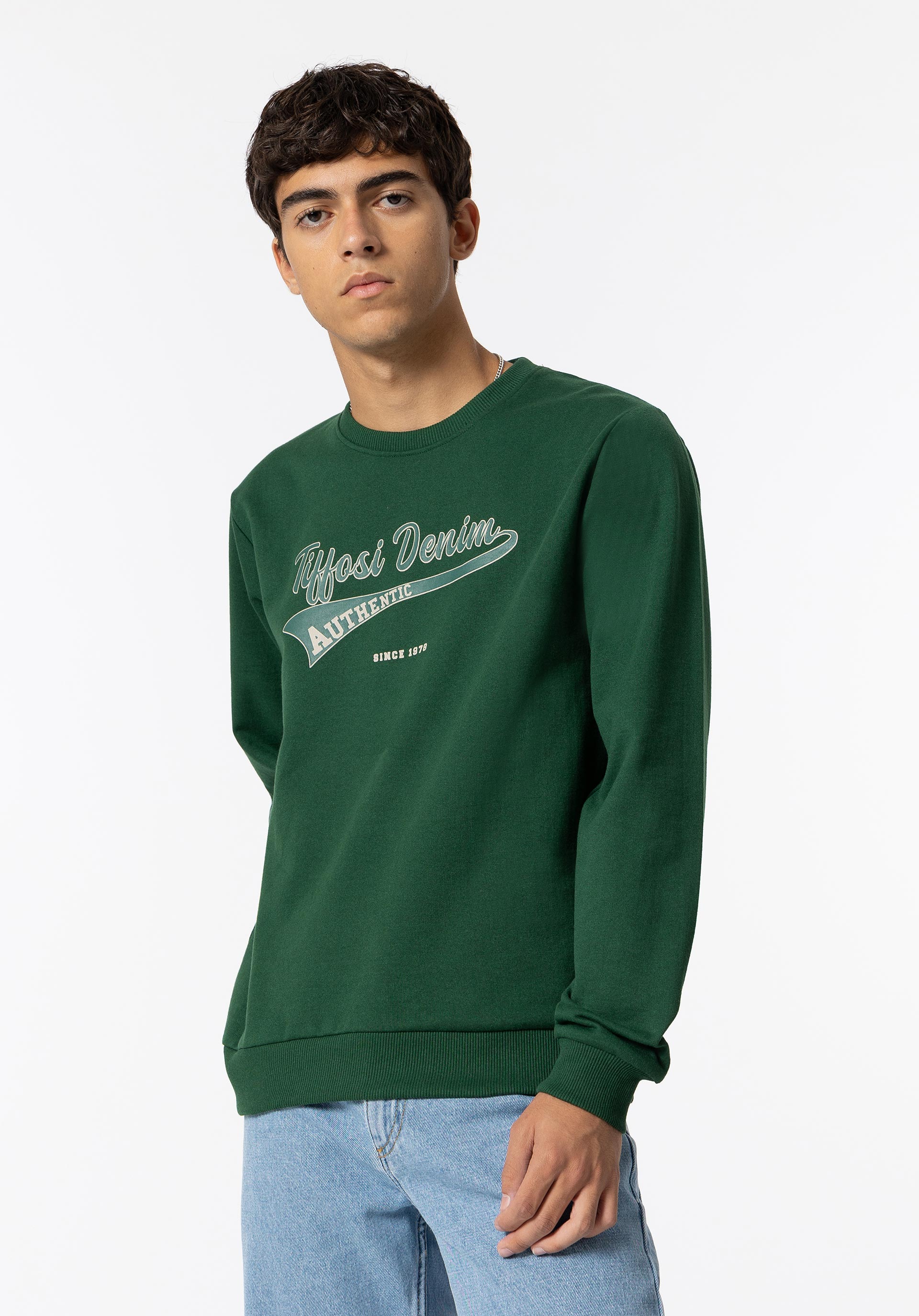 Sweatshirt com Estampado Frontal