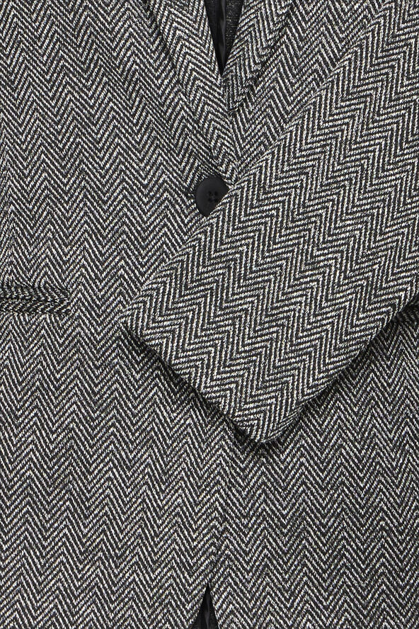 ICHI IHKATE JACQUARD BL4 Black/white herringbone