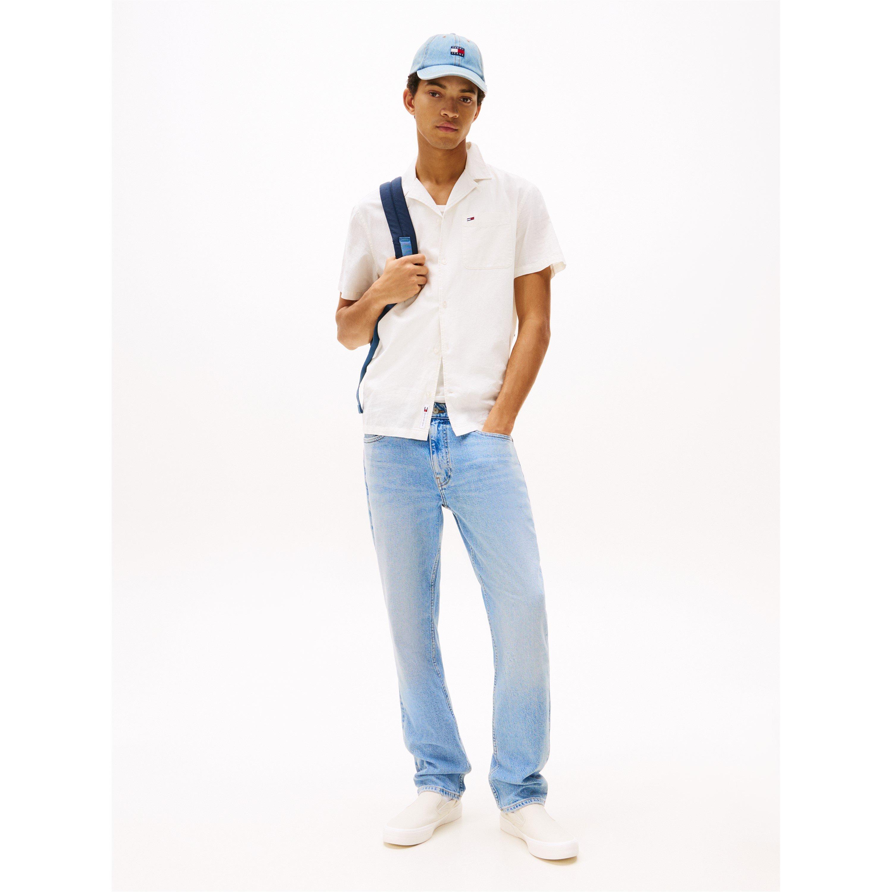 Tommy Jeans TJM LINEN BLEND CAMP SS EXT