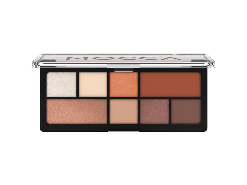 Catrice Lidschatten-Palette The Hot Mocca braun Lidschatten-Set mit 8 hochpigmentierten Shades