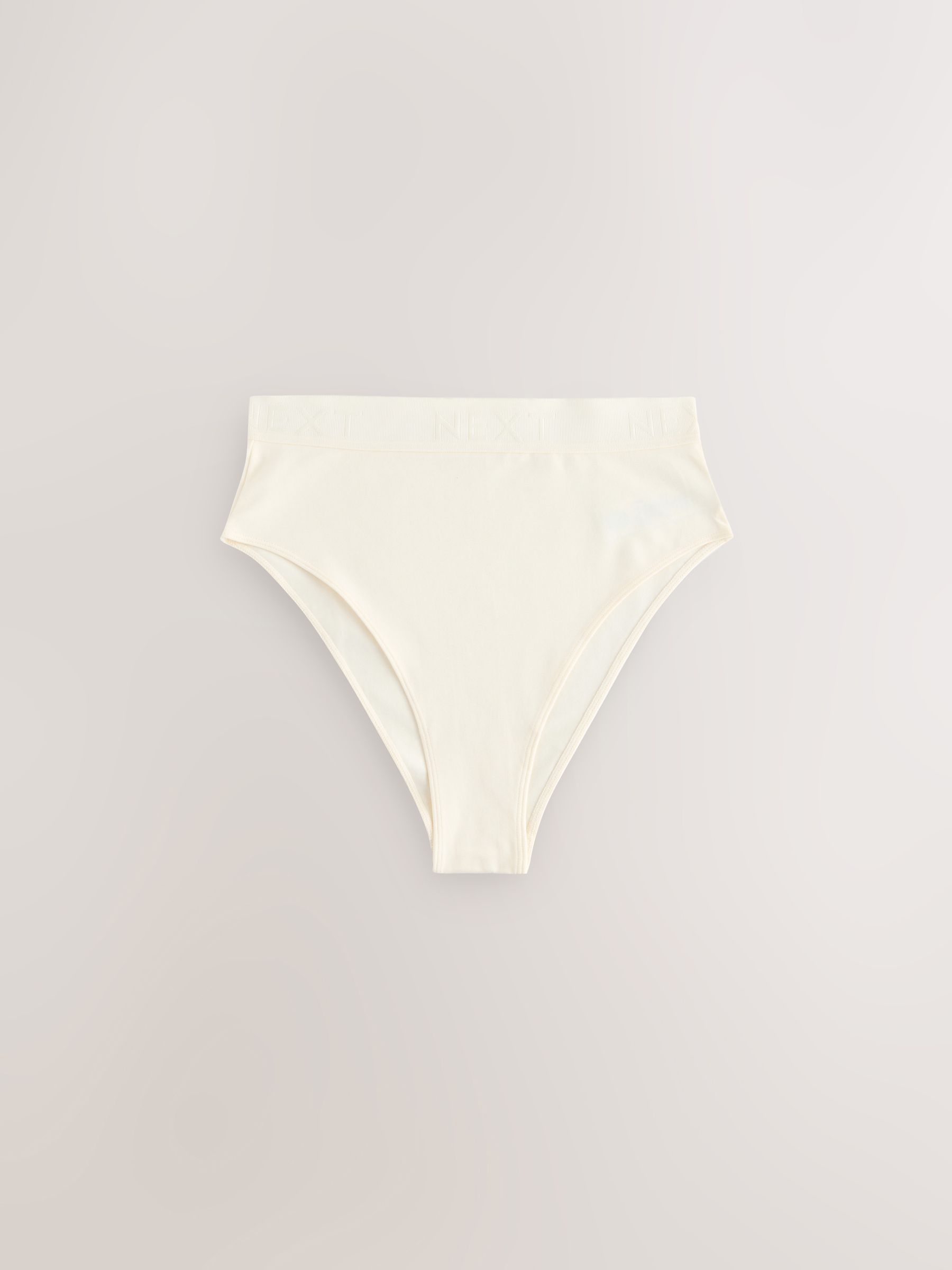 Crèmekleurig/blauw - Slips met logo verpakking van 2