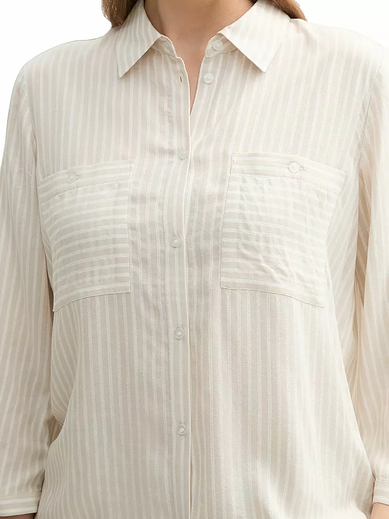 TOM TAILOR Bluse beige