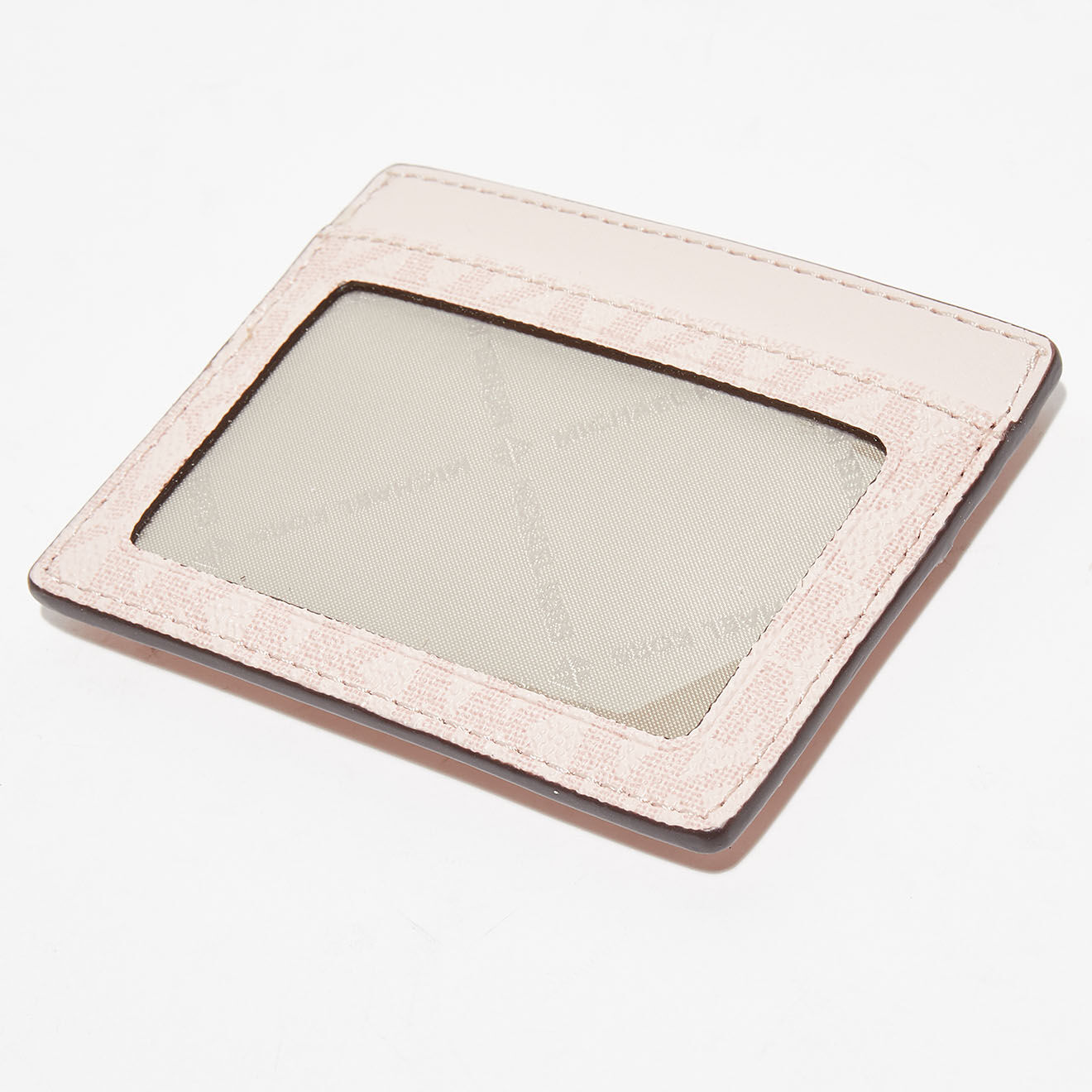 Michael Kors Porte-cartes grant format Jet Set Travel  rose poudré - 10x8 cm