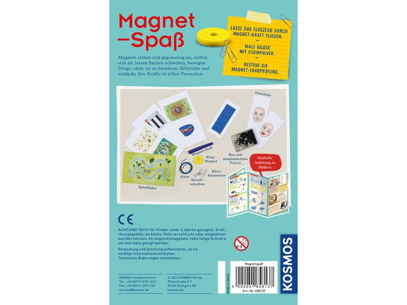 Kosmos Experimentierkasten Magnet-Spass Spiele mit unsichtbaren Kräften