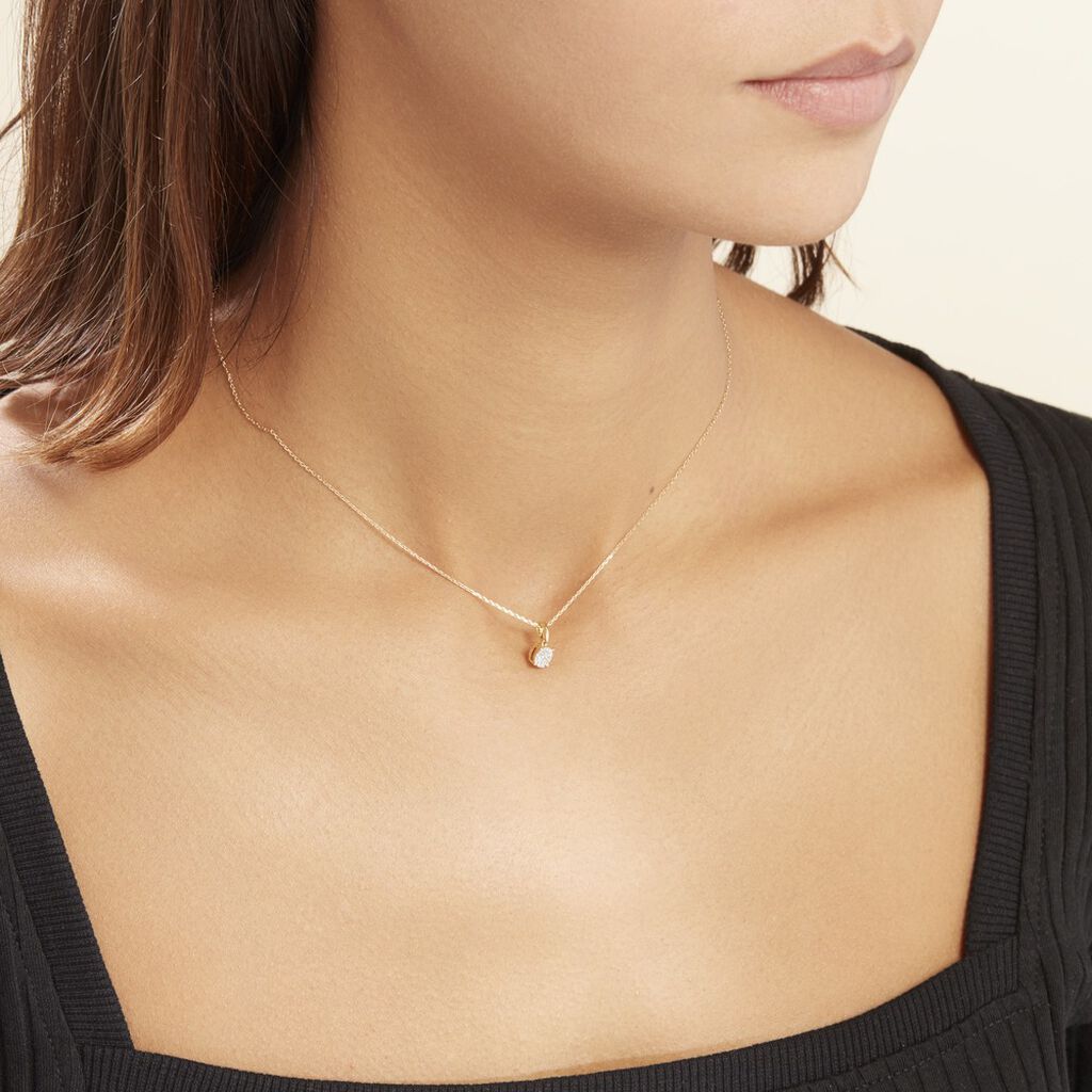 Collier Or Jaune Trecia Diamants