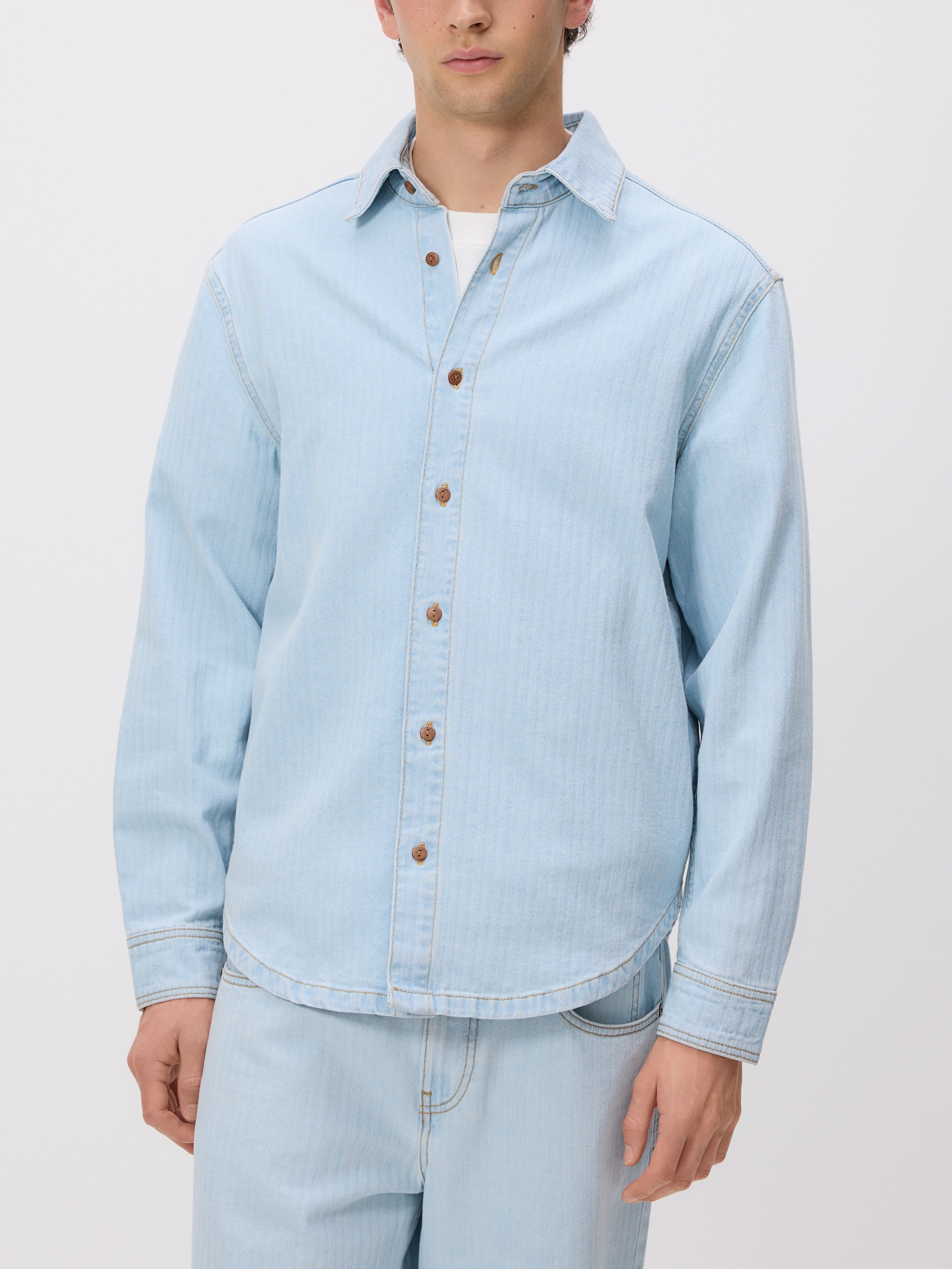 Regular Fit Jeanshemd