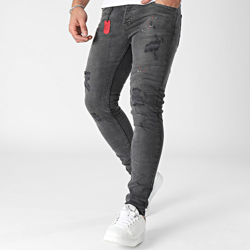 Jean Skinny Gris Anthracite