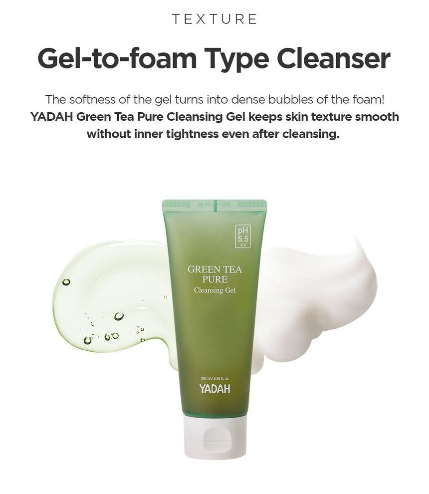 YADAH - Groene thee pure reinigingsgel
