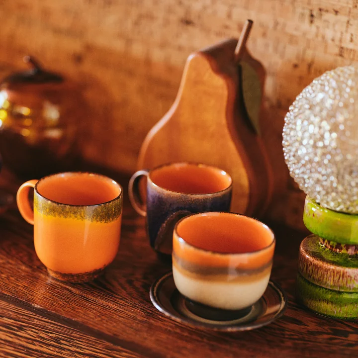 Hkliving - 70's Kaffeetasse 250 ml, robusta