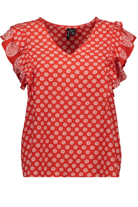 Vero Moda rode dames t-shirt