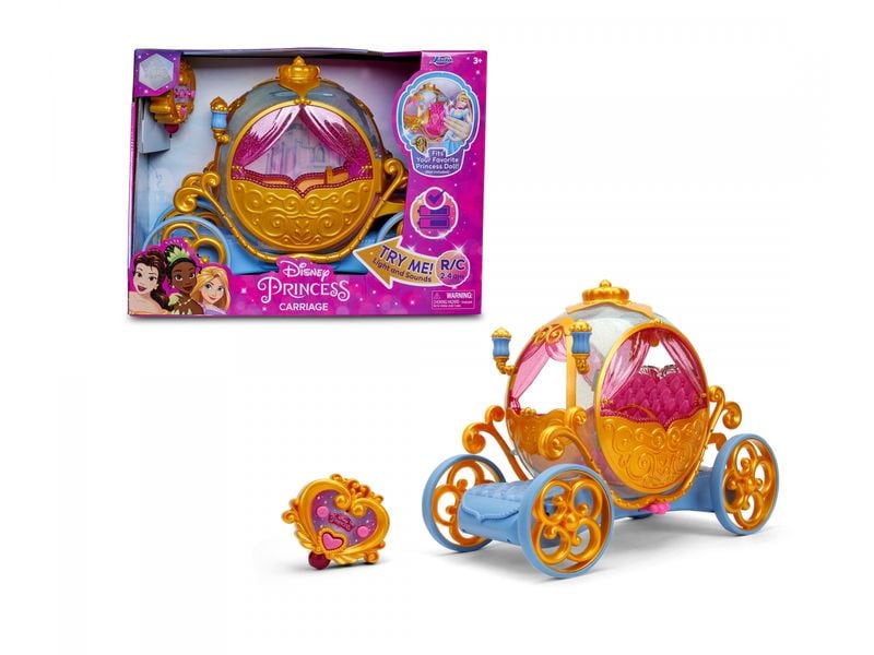 Jada Toys RC Disney Princess Carriage RTR Ferngesteuerte Disney Prinzessin Kutsche mit Licht und Sound