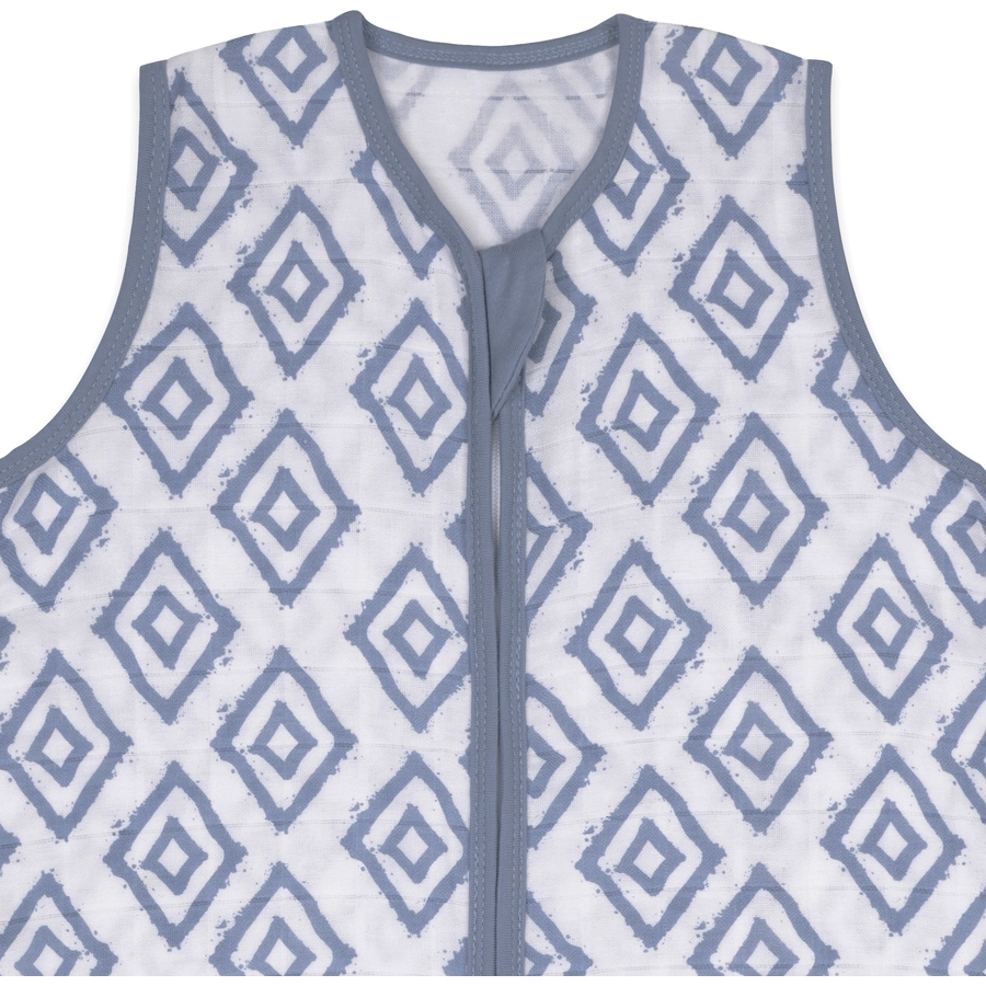 emma & noah Schlafsack Rauten Blau 0.5