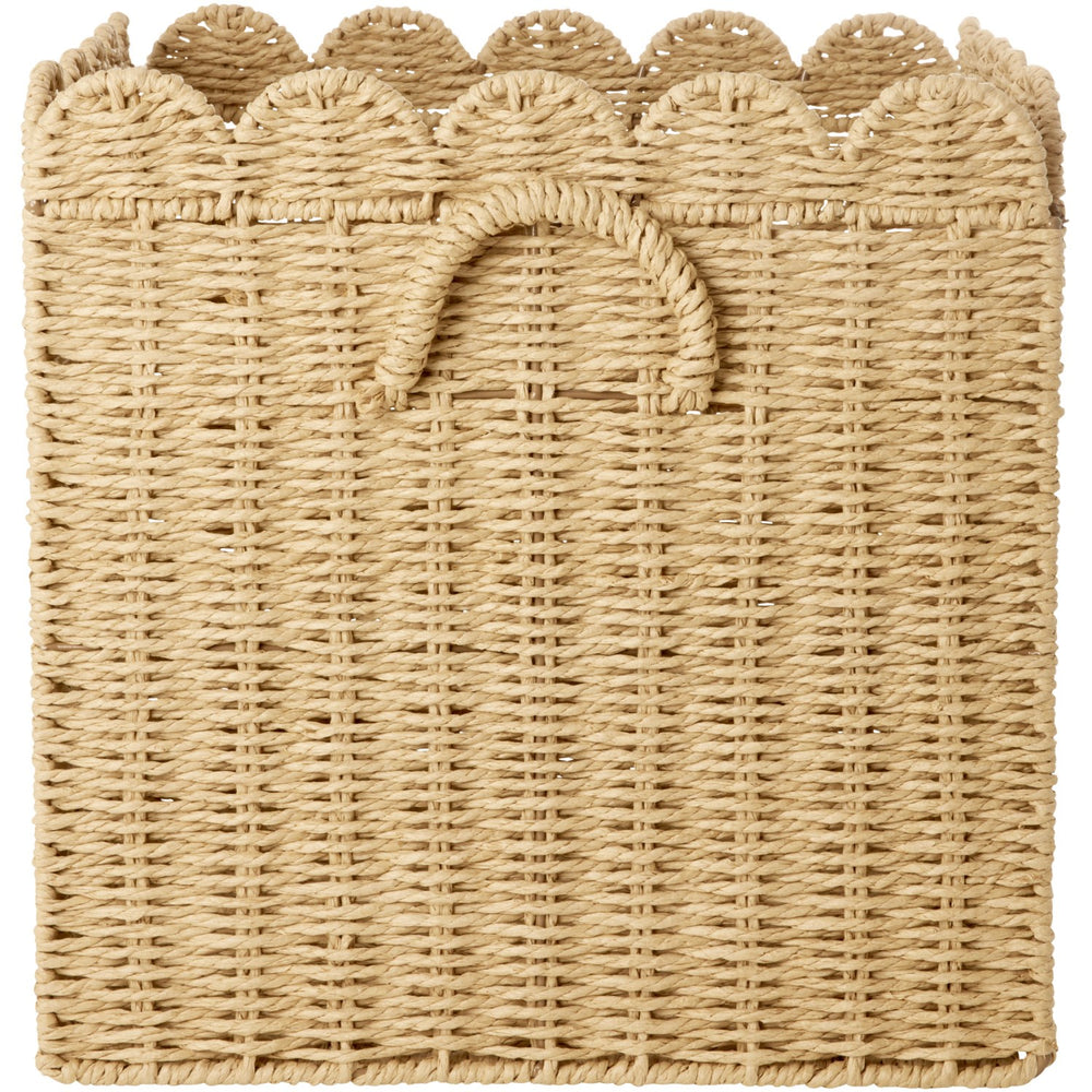 Køb Rice Paper Rope Foldable Kurv I Nature - Large
