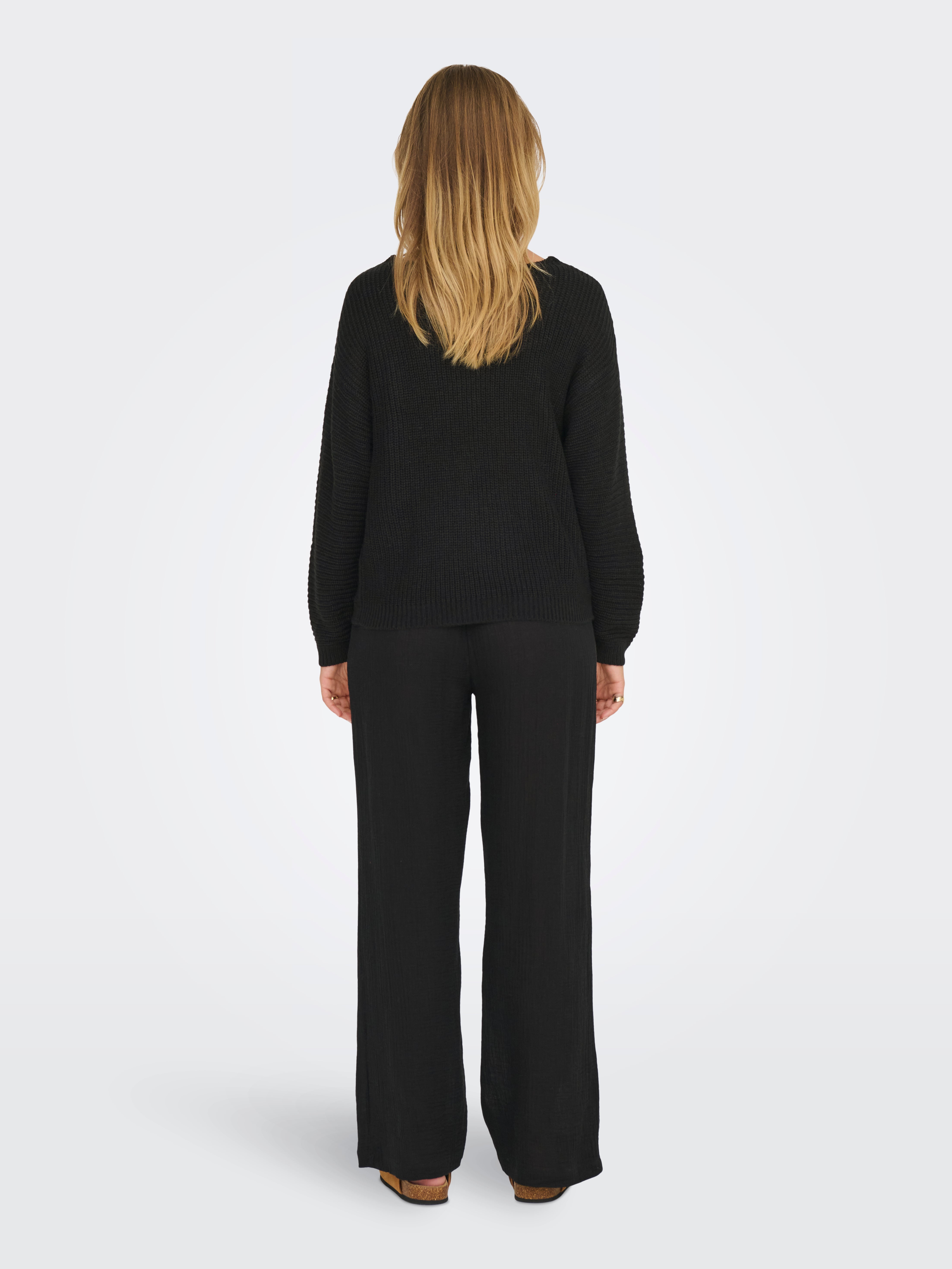 JDYJUSTY Strickpullover Black