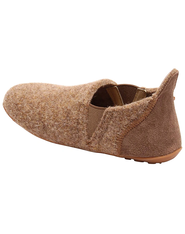 Filz-Hausschuhe WOOL SAILOR in braun meliert