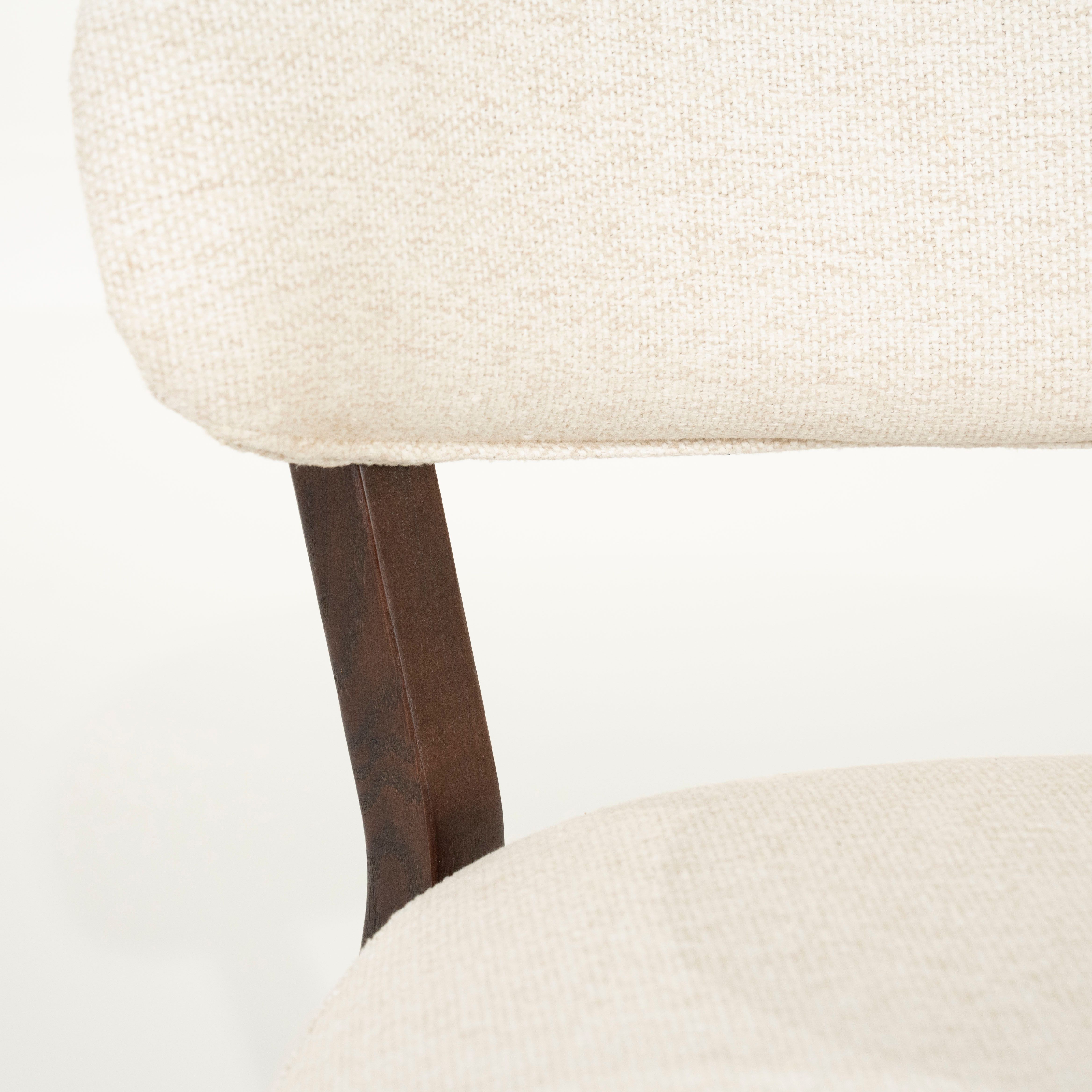 Fauteuil 96296 beige Mikky B61 x D72.5 x H72 cm